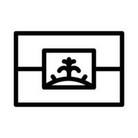 haiti vector icon on a white background