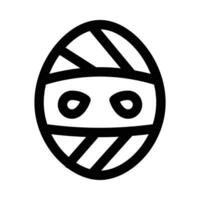 mummy vector icon on a white background