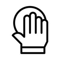 touch vector icon on a white background