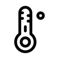 Temperature-high vector icon on white background