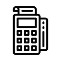 Pos Terminal vector icon on a white background