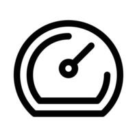 meter vector icon on white background