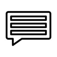 message vector icon on a white background