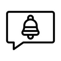 bell vector icon on a white background