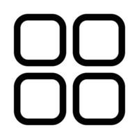 apps vector icon on white background