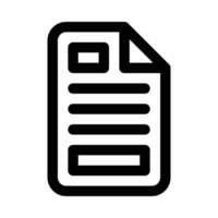 file vector icon on white background