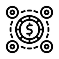 blockchain vector icon on a white background