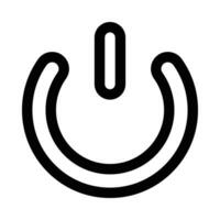 power vector icon on white background
