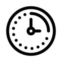 hora trimestre vector icono en blanco antecedentes