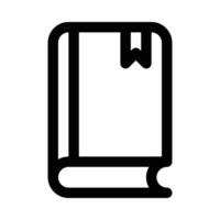 icono de vector de libro sobre fondo blanco