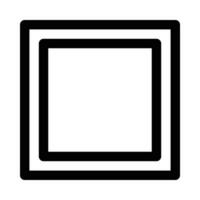 square vector icon on white background