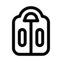 scale vector icon on white background