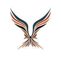abstract Bird Logo Design. professional bird logo design. flying Bird Logo. Flying Wings Bird Logo abstract design. vector