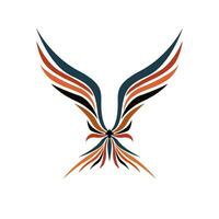 abstract Bird Logo Design. professional bird logo design. flying Bird Logo. Flying Wings Bird Logo abstract design. vector