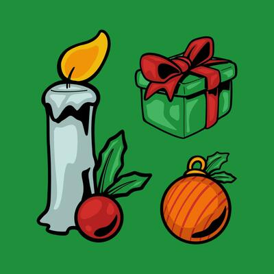 Comic characters in retro cartoon style.