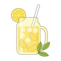 Can of lemonade vector