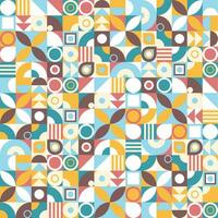 Geometric seamless pattern vector
