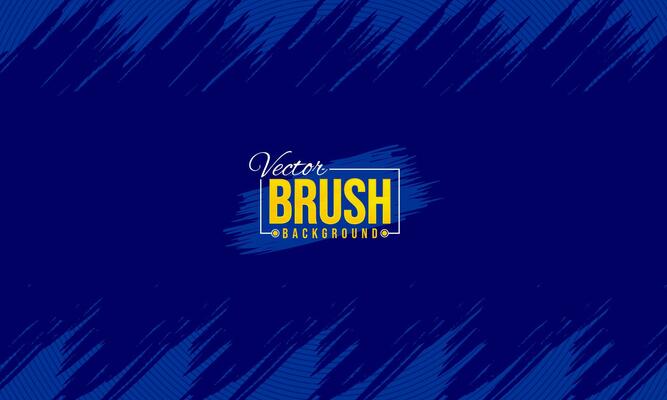 Blue brush background with circular effect