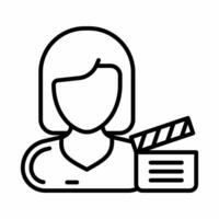 Director icon in vector. Illustration photo