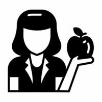 Dietitian icon in vector. Illustration photo