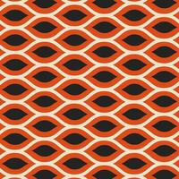 Seamless pattern in retro style. Abstract texture decorative 50's, 60's, 70's style. Can be used for fabric, wallpaper, textile, wall decoration. Vector illustration