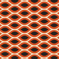 Seamless pattern in retro style. Abstract texture decorative 50's, 60's, 70's style. Can be used for fabric, wallpaper, textile, wall decoration. Vector illustration