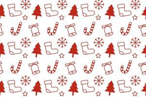 Christmas pattern. Xmas winter poster collection vector