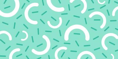 Memphis style geometric pattern. Abstract background design. Vector illustration