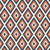 Seamless pattern in retro style. Abstract texture decorative 50's, 60's, 70's style. Can be used for fabric, wallpaper, textile, wall decoration. Vector illustration