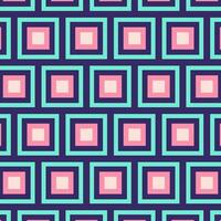 Seamless pattern in retro style. Abstract texture decorative 50's, 60's, 70's style. Can be used for fabric, wallpaper, textile, wall decoration. Vector illustration