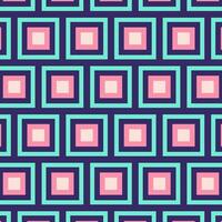 Seamless pattern in retro style. Abstract texture decorative 50's, 60's, 70's style. Can be used for fabric, wallpaper, textile, wall decoration. Vector illustration