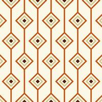 Seamless pattern in retro style. Abstract texture decorative 50's, 60's, 70's style. Can be used for fabric, wallpaper, textile, wall decoration. Vector illustration