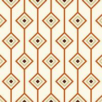 Seamless pattern in retro style. Abstract texture decorative 50's, 60's, 70's style. Can be used for fabric, wallpaper, textile, wall decoration. Vector illustration