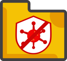 virus carpeta icono png