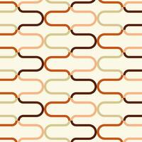 Seamless pattern in retro style. Abstract texture decorative 50's, 60's, 70's style. Can be used for fabric, wallpaper, textile, wall decoration. Vector illustration