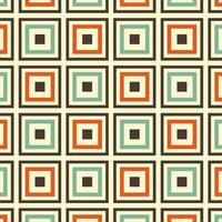 Seamless pattern in retro style. Abstract texture decorative 50's, 60's, 70's style. Can be used for fabric, wallpaper, textile, wall decoration. Vector illustration