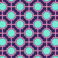 Seamless pattern in retro style. Abstract texture decorative 50's, 60's, 70's style. Can be used for fabric, wallpaper, textile, wall decoration. Vector illustration