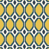 Seamless pattern in retro style. Abstract texture decorative 50's, 60's, 70's style. Can be used for fabric, wallpaper, textile, wall decoration. Vector illustration
