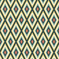 Seamless pattern in retro style. Abstract texture decorative 50's, 60's, 70's style. Can be used for fabric, wallpaper, textile, wall decoration. Vector illustration