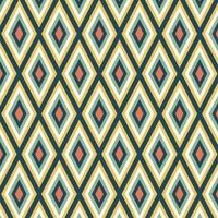 Seamless pattern in retro style. Abstract texture decorative 50's, 60's, 70's style. Can be used for fabric, wallpaper, textile, wall decoration. Vector illustration