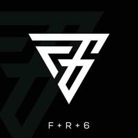 F76 letter logo design icon vector