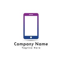 Mobile logo icon vector