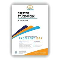 Creative Flyer Design template vector file