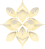 lusso d'oro fiore petalo png