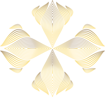 luxury golden flower petal png