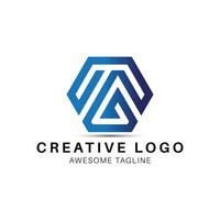 MTG letter creative logo design icon vector