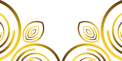 golden Blume Ornament png