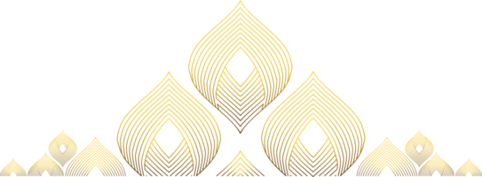 golden Blume Ornament png