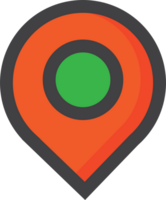 ícone de pino de localização png