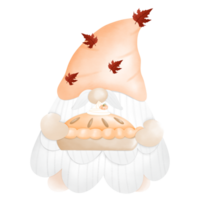 cutie gnome wear orange hat png